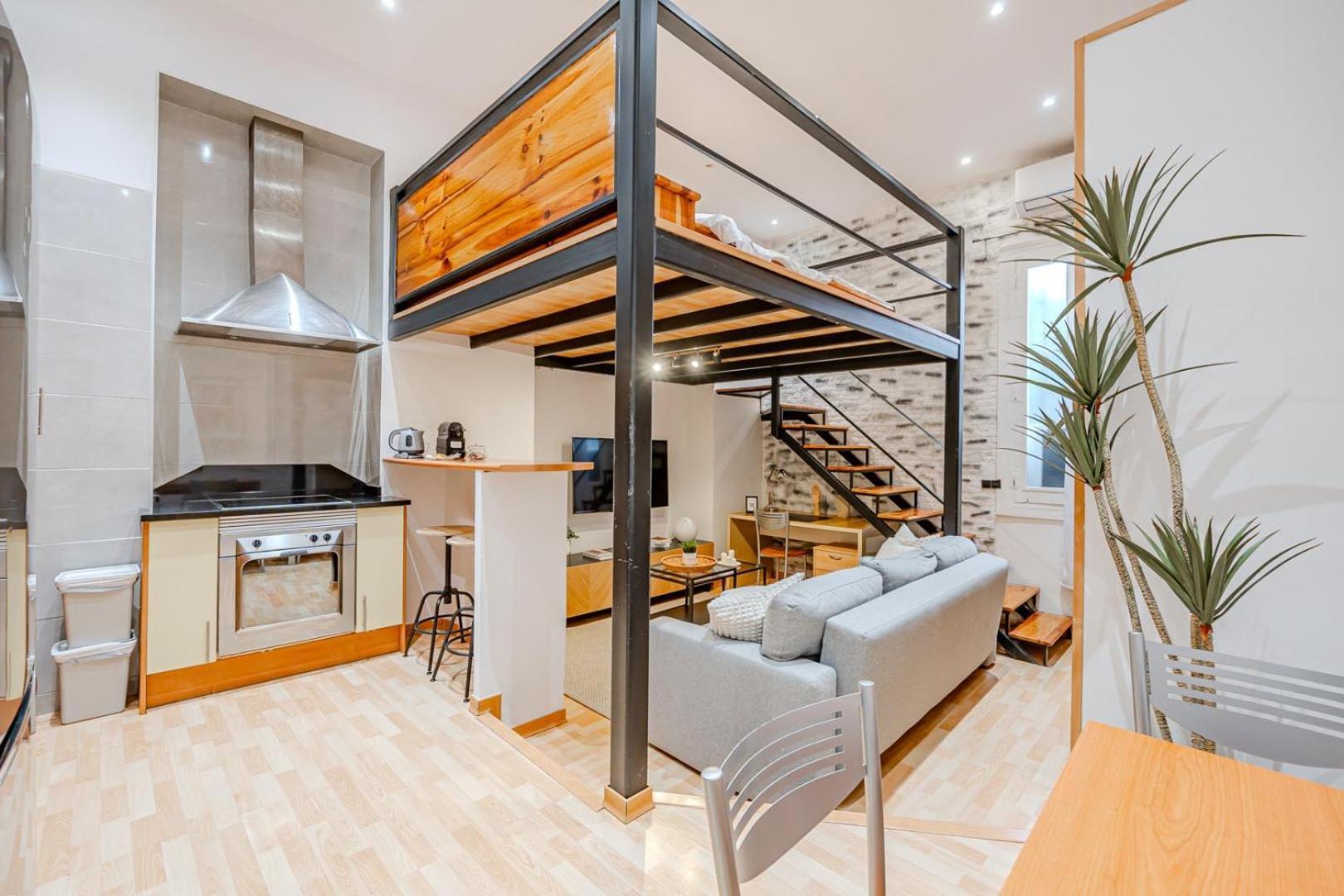 Апартаменты Increible Loft A 5 Min Del Retiro & Wizink Мадрид Экстерьер фото