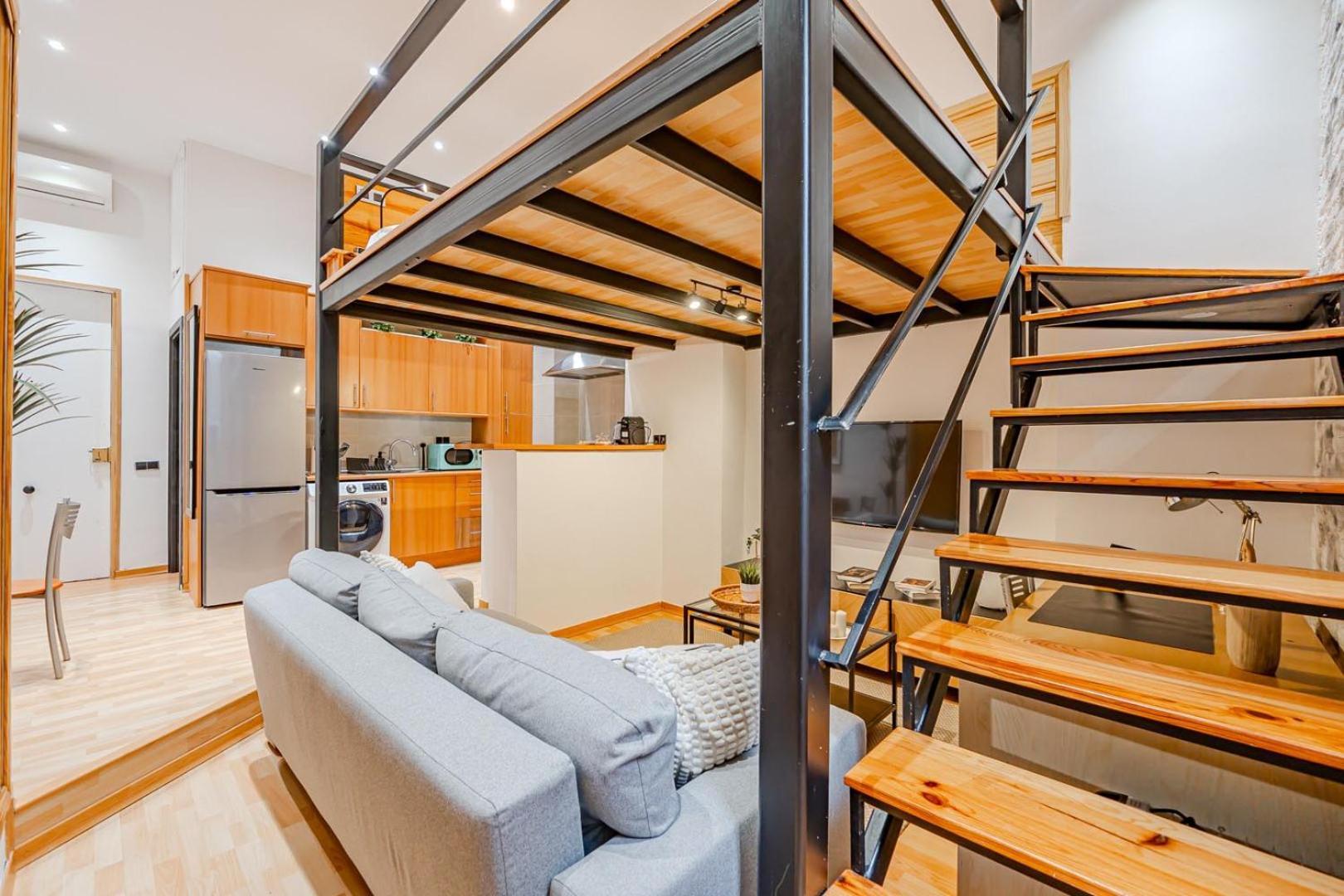 Апартаменты Increible Loft A 5 Min Del Retiro & Wizink Мадрид Экстерьер фото